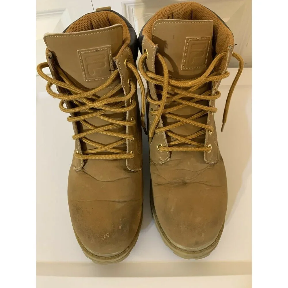 Fila Men's Sz 8 Edgewater Nubuck Boot‎ 1SH40063-206 Wheat/Gum not steel toe